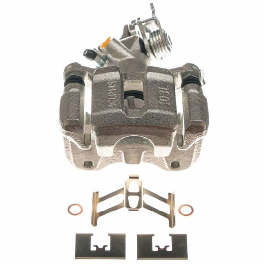 PowerStop rear left OE brake caliper with bracket for 2005-2007 Honda Accord, automotive parts, and brake system components.