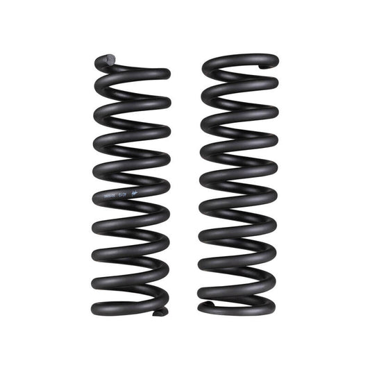 Pair of Old Man Emu ARB coilover springs for front suspension, showcasing the coil springs designed for off-road vehicles.