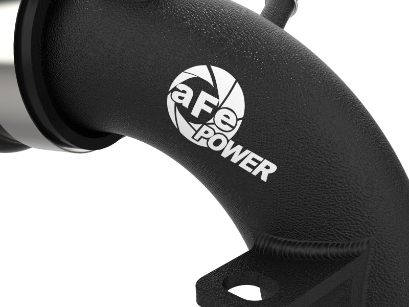 aFe BladeRunner aluminum hot and cold charge pipe kit for 2021-2023 Ford Bronco V6-2.7L, black intercooler piping system.