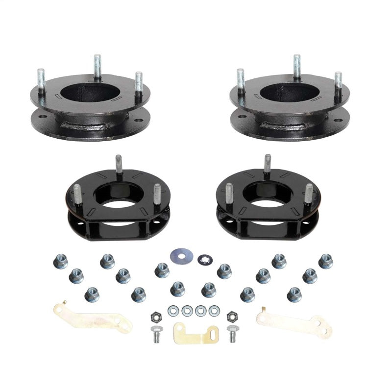 Skyjacker 2-inch suspension lift kit for Chevy Tahoe and GMC Suburban, includes coil springs and shocks for improved off-road clearance