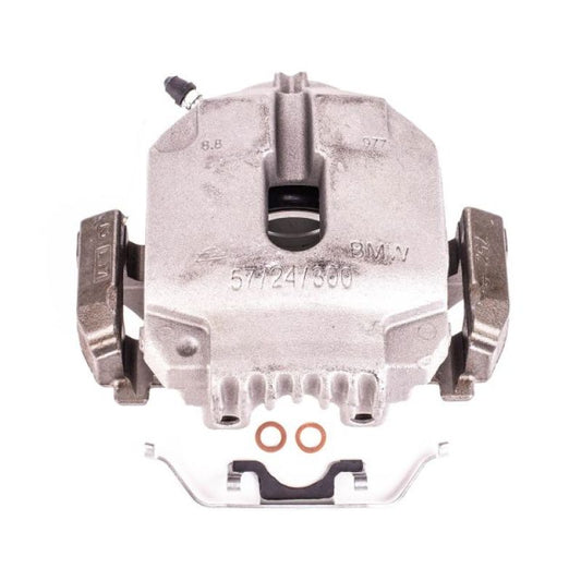 PowerStop front left OE brake caliper with bracket for 2006 BMW 325i, showcasing the caliper assembly with mounting hardware.