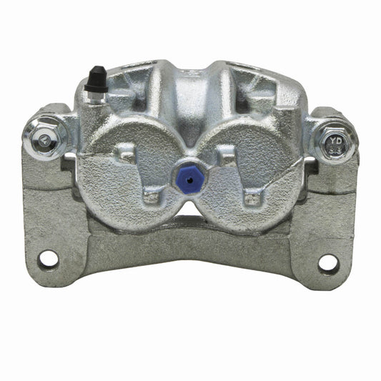 Silver zinc coated DFC OE front brake caliper for Mitsubishi Montero 00-06, premium automotive brake component.