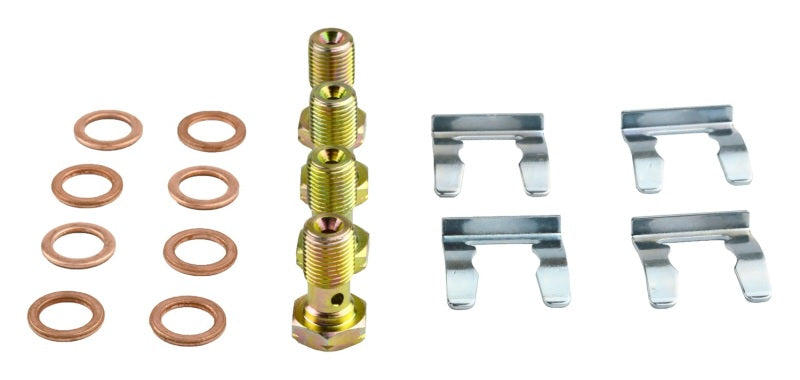 Goodridge stainless steel brake line kit for 2012-2015 Chevrolet Camaro ZL1, showing assembled brake lines and fittings.