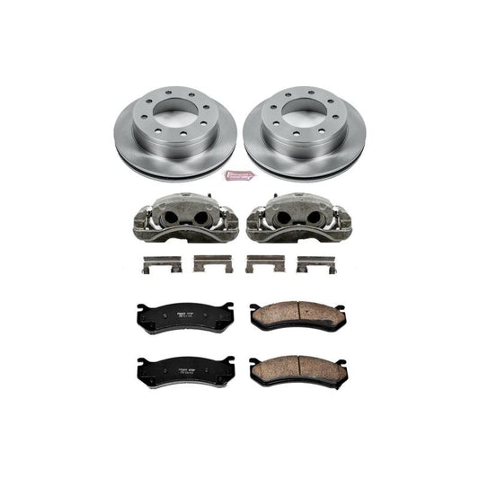 PowerStop OE rear brake calipers for Hummer H2 2003-2009, autospecialty kit with calipers shown in the image.