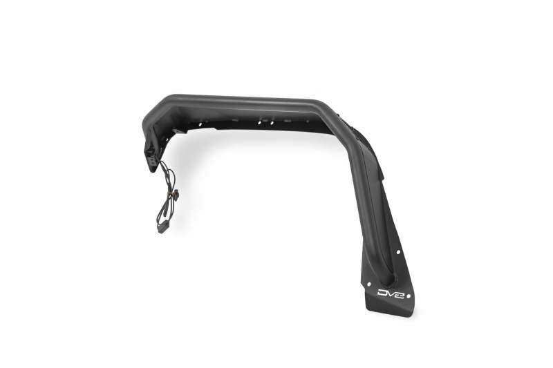 DV8 Offroad Jeep Wrangler JL Spec Series Tube Fenders mounted on a vehicle, showcasing rugged off-road design for Jeep Wrangler JL.