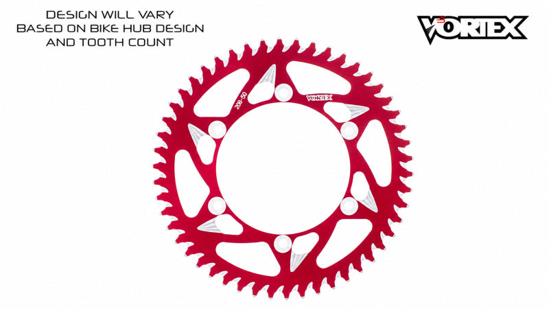 Vortex Racing 47 Tooth 520 Rear Sprocket - Red