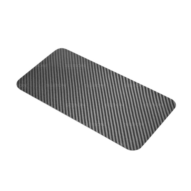Seibon carbon fiber license plate frame with sleek black finish, designed for a modern, lightweight automotive accessory.