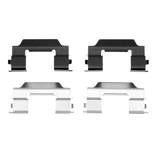 DFC Cadillac SRX rear brake hardware kit with premium components, including clips and springs for brake system repair.