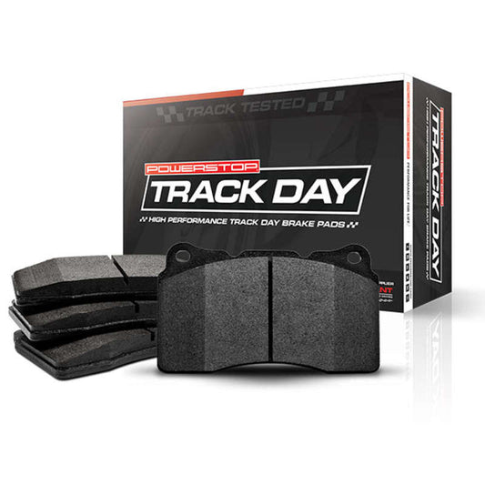 PowerStop rear track day brake pads for Infiniti G35 2003-2005, racing brake pads designed for high-performance driving.