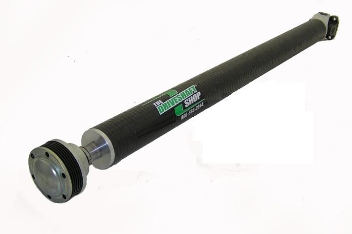 DSS Driveshaft Shop carbon fiber driveshaft for BMW E36 M3 1995-1999, 5-speed with 4-bolt rear flange, automotive drivetrain part