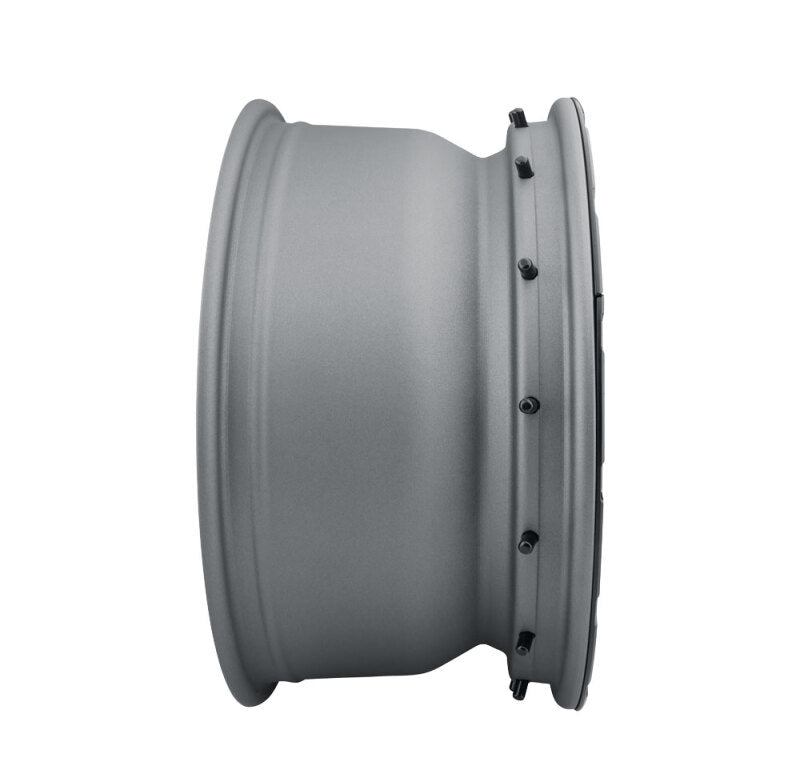 ICON Alloys Recon Pro satin charcoal 18-inch cast wheels with 9-inch width and 6x5.5 bolt pattern for vehicles.