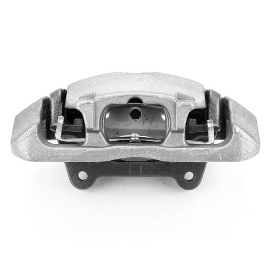 PowerStop OE front right brake caliper with bracket for BMW 335d (2009-2011), showing the black caliper and mounting hardware.