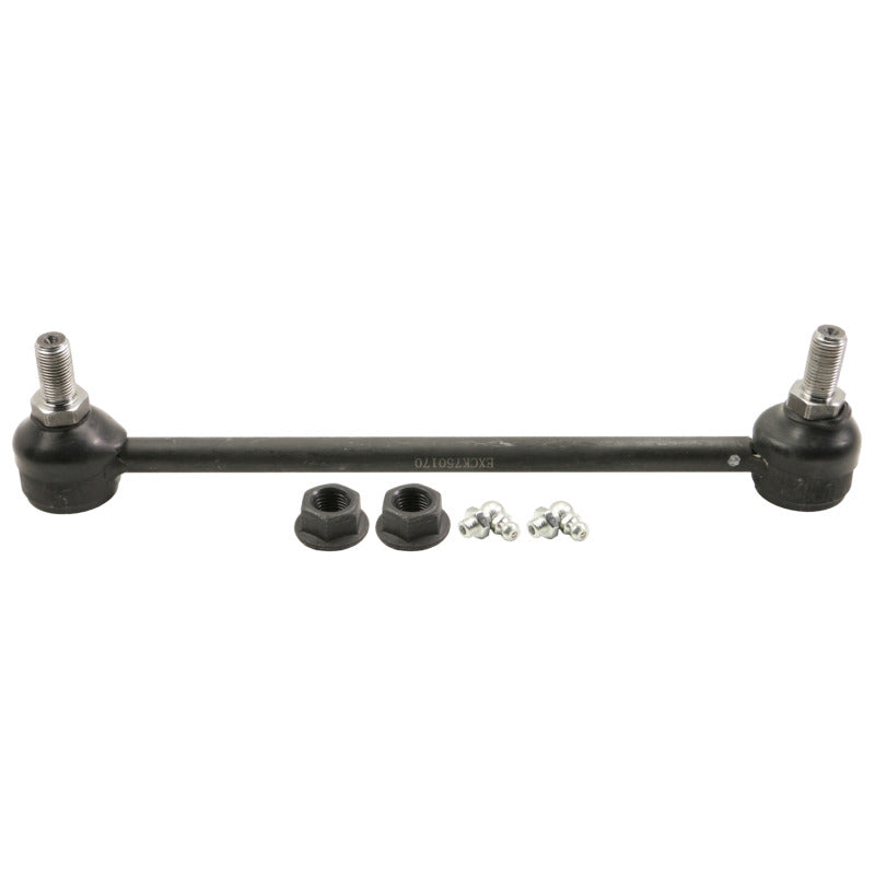 Moog Lexus ES350 2007-2009 front stabilizer bar link kit with sway bar endlinks, showing metal components and rubber bushings.