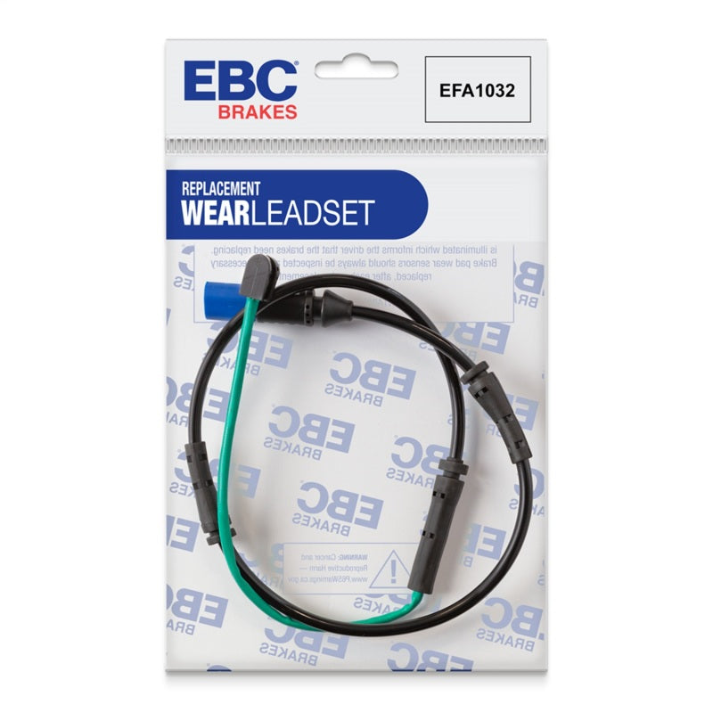 EBC rear brake hardware wear lead for BMW 230 2.0L turbo 2022 model, showing metal components and brake system details