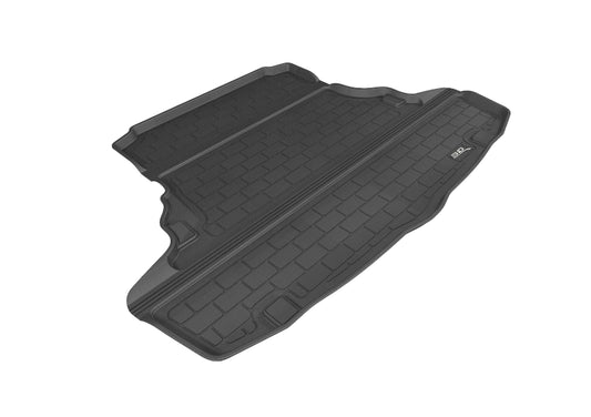 Black 3D MAXpider cargo liner for Lexus IS 2014-2020, rubber floor mat with textured surface for protection and durability.