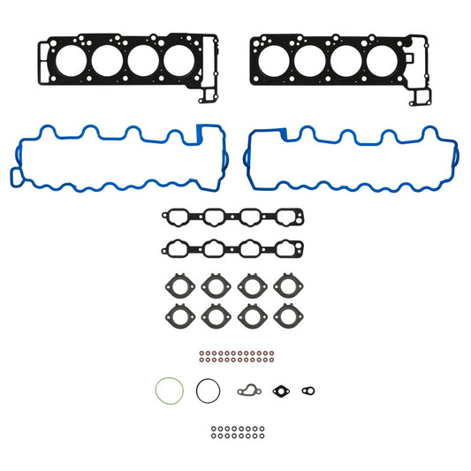 Fel-Pro Mercedes-Benz S430 engine cylinder head gasket set, PermaTorque HS 26612 PT, showing gasket components and packaging.