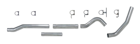 Diamond Eye Performance catback exhaust pipe for 2003-2007 Ford 6.0L F250/F350 with extended cab, showing the single aluminum replacement pipe.