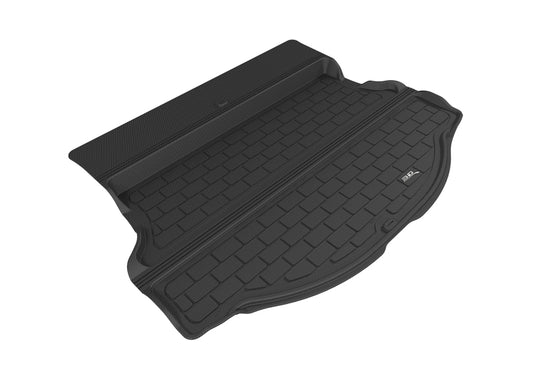 Black 3D MAXpider cargo liner for 2016-2018 Toyota RAV4 Hybrid, durable rubber floor mat with textured surface.