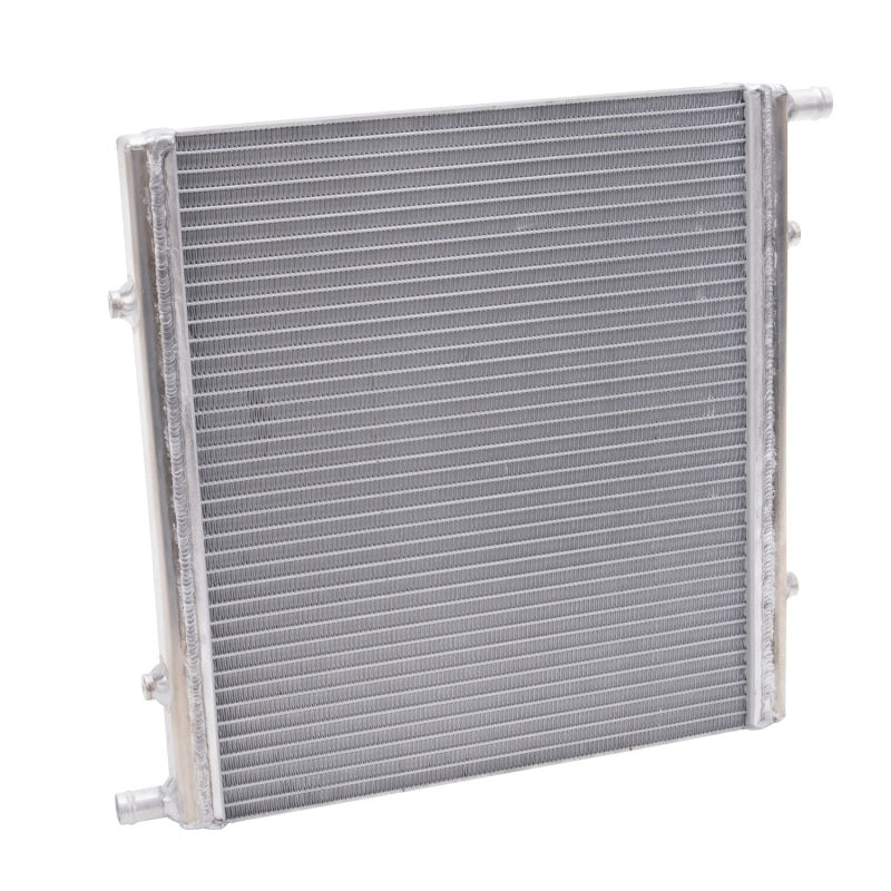 Edelbrock heat exchanger intercooler, single pass, single row, 22,000 Btu/hr, 16x16x1.5 inches, silver cooling component