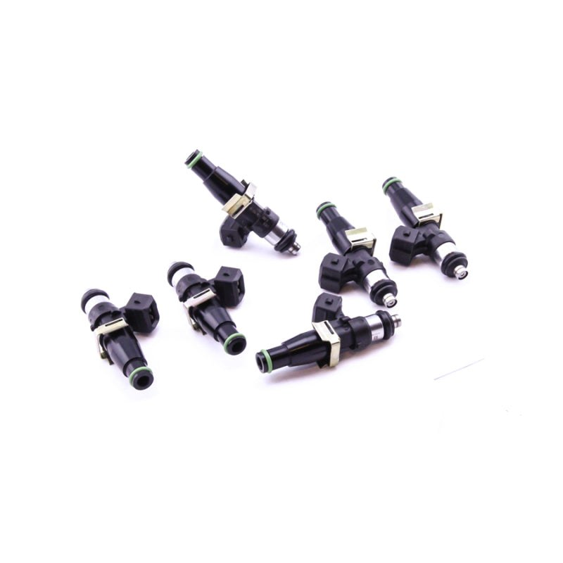 DeatschWerks Bosch EV14 1500cc fuel injectors for 93-98 Toyota Supra TT, 11mm O-ring top feed injector set for 6-cylinder engines.