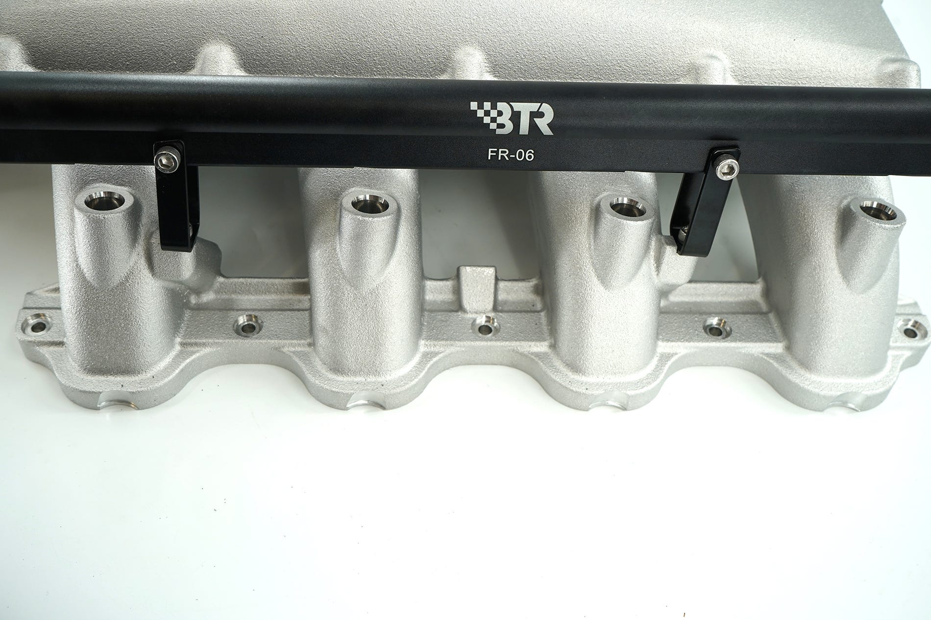 BTR TRINITY INTAKE MANIFOLD - FORD GODZILLA - WITH INJECTOR HOLES - BLACK - TRA-GZ-BLK-INJ