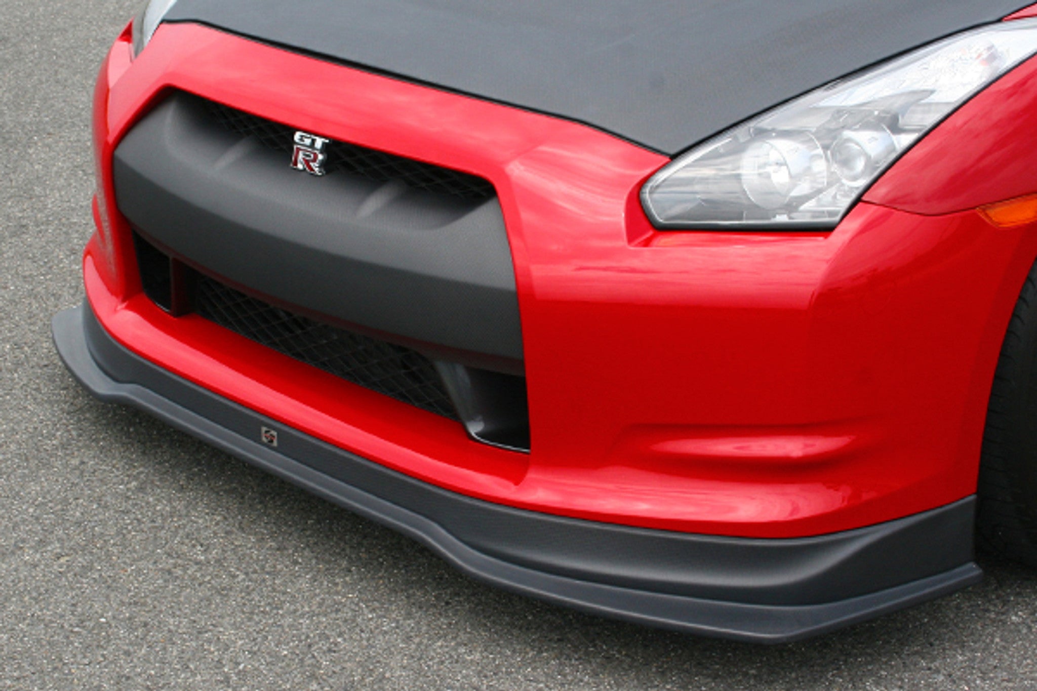Charge Speed 2007-2011 Nissan GTR R35 Zenki Bottom Line Front Lip