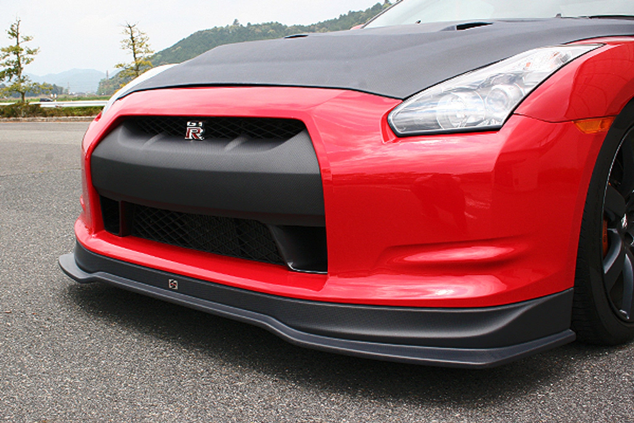 Charge Speed 2007-2011 Nissan GTR R35 Zenki Bottom Line Front Lip