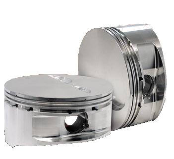 Set of 8 CP Pistons and rings for Ford V8 4.6L Modular engine, forged piston set with dish design and bore 3.582 inches.