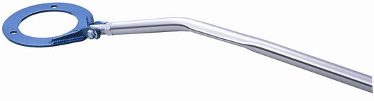 Cusco AS Rear Strut Bar for Toyota Corolla AE82, a sturdy metal component installed in the trunk for improved chassis stability.