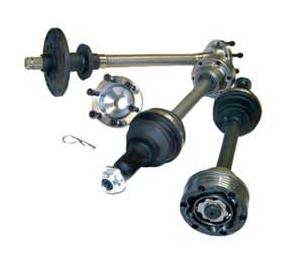 Driveshaft Shop DSS 06-09 Subaru Legacy Spec B Level 5 Axle and Hub Kit with R180 STI Differential hardware, single components.
