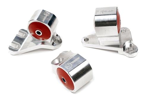 Innovative 88-91 Civic B-Series Silver Aluminum Mounts 85A Bushings (Cable to Hydro Conversion)