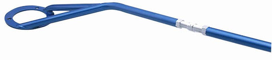 Cusco ST front strut bar for Nissan Pulsar RNN14, black metal with mounting brackets, designed for improved vehicle stability.