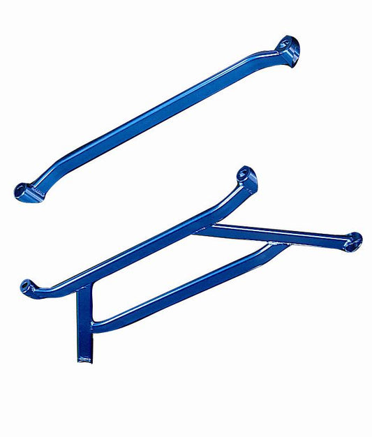 Cusco Type I Front EF3 Civic chassis bracing installed, showcasing the durable metal reinforcement for improved vehicle stability.