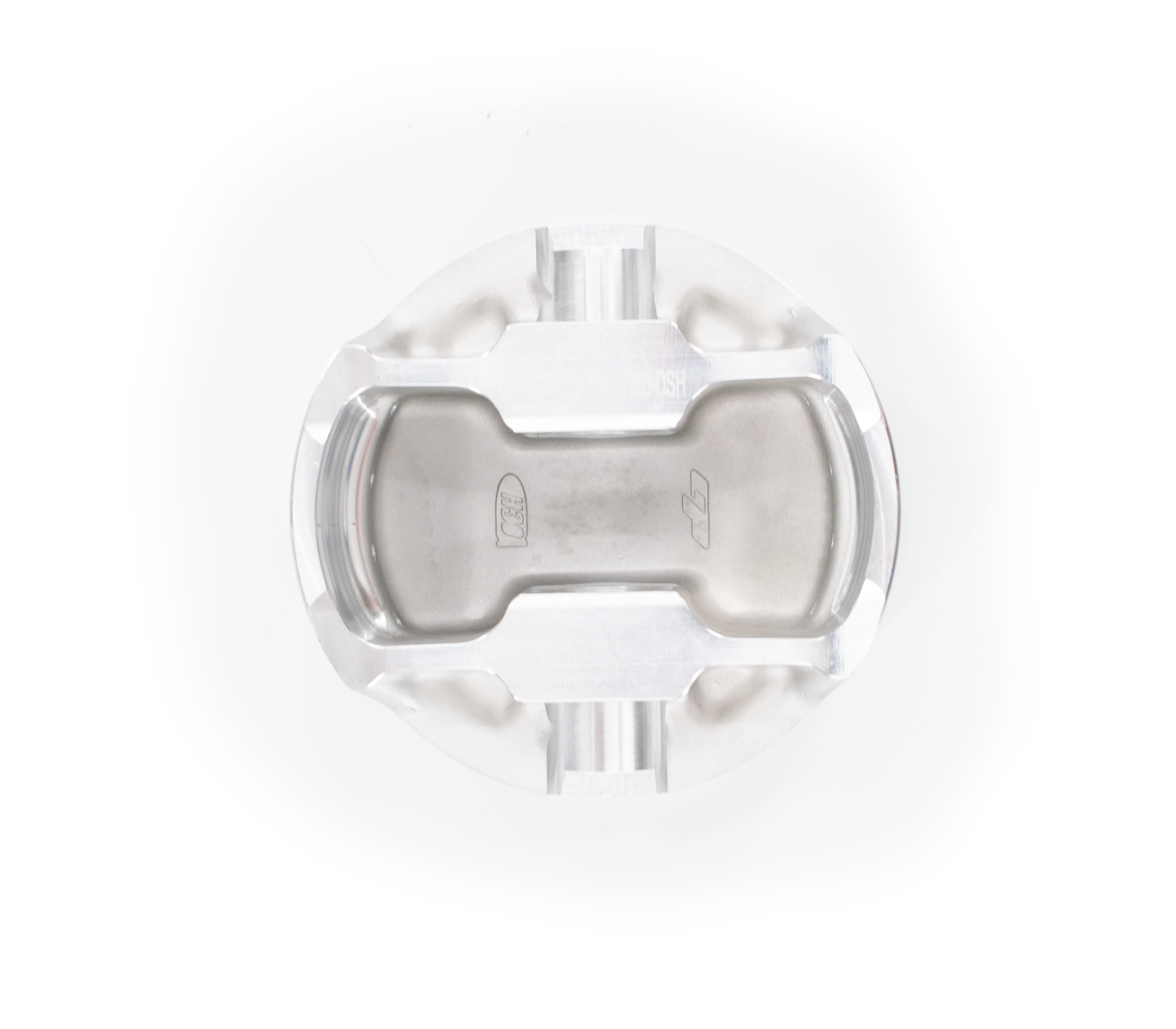 BTR CP PISTON & RING SET - GEN III HEMI - 4.095" BORE - 4.050" STROKE - 6.125" ROD - 12CC DISH - BTRCP-HEMI40951125-DSH-8