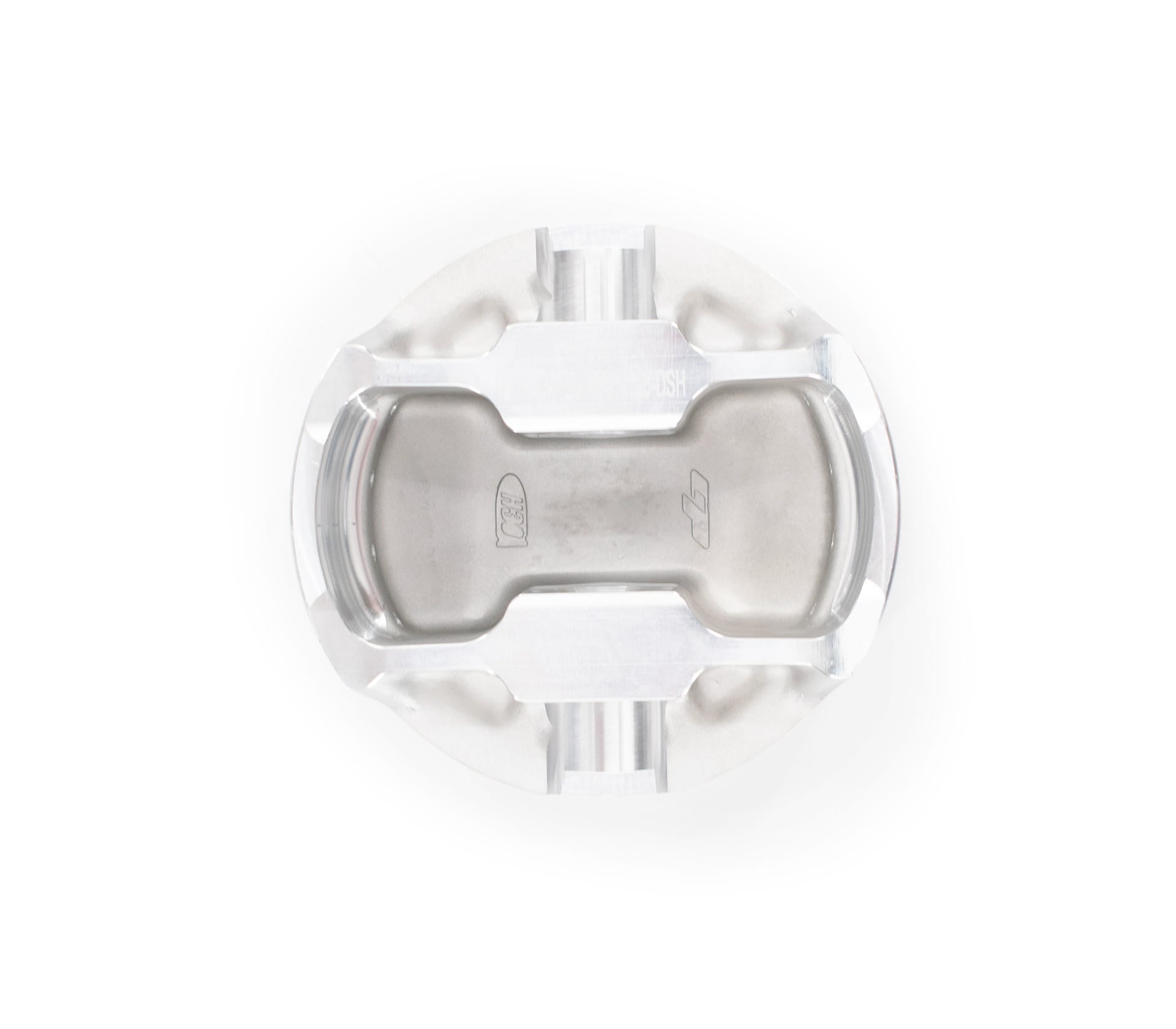 BTR CP PISTON & RING SET - GEN III HEMI - 4.090" BORE - 4.050" STROKE - 6.125" ROD - 12CC DISH - BTRCP-HEMI40901125-DSH-8