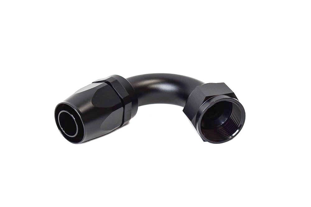 BTR AN FITTINGS - 120° - 16AN HOSE END - BLACK - HF-120-016