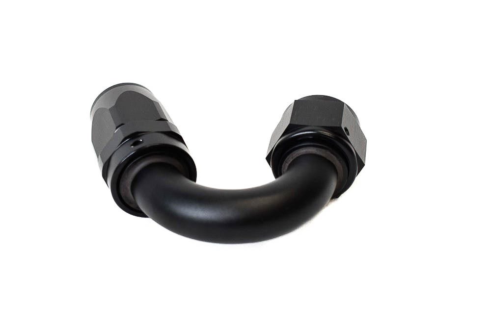 BTR AN FITTINGS - 150° - 12AN HOSE END - BLACK - HF-150-012