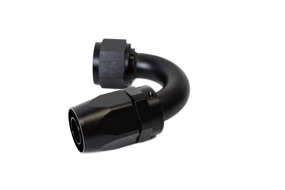 BTR AN FITTINGS - 150° - 12AN HOSE END - BLACK - HF-150-012
