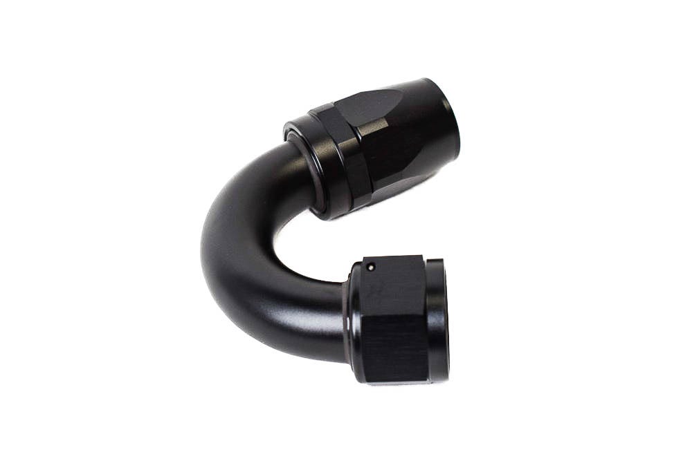 BTR AN FITTINGS - 150° - 16AN HOSE END - BLACK - HF-150-016