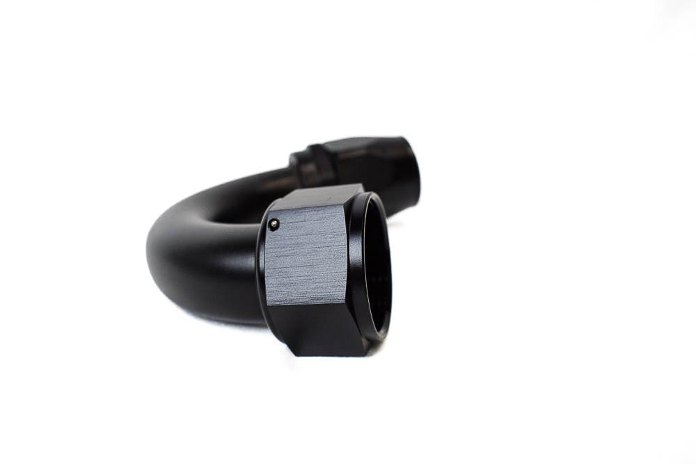 BTR AN FITTINGS - 150° - 20AN HOSE END - BLACK - HF-150-020
