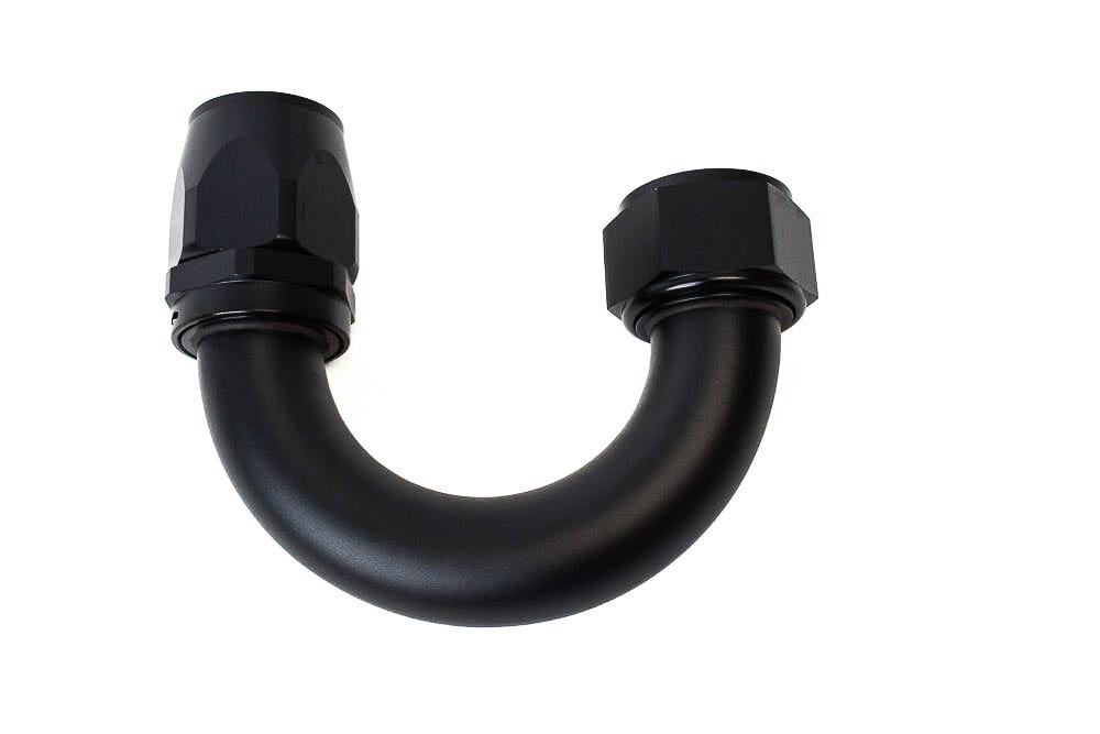 BTR AN FITTINGS - 180° - 20AN HOSE END - BLACK - HF-180-020