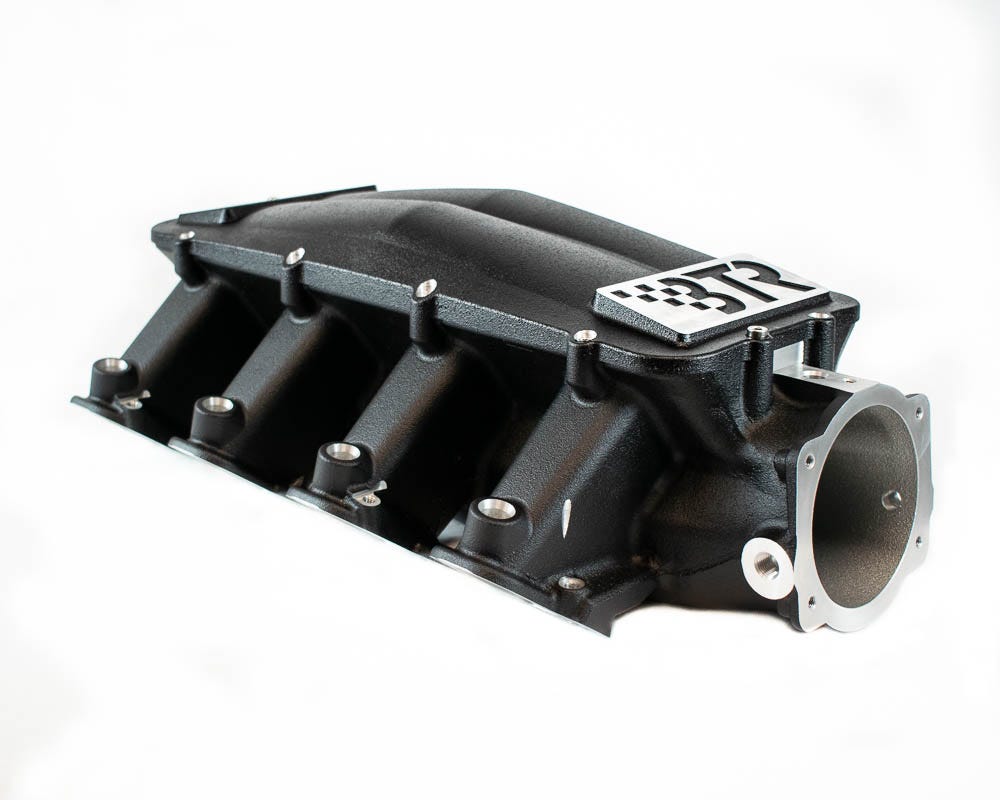 BTR EQUALIZER 3 INTAKE MANIFOLD - SQUARE PORT - BLACK POWDER COAT - IMA-03-BLK