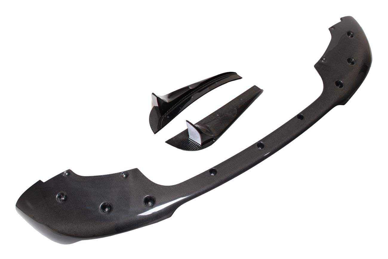 2017-2021 Jeep SRT8 Trackhawk 3 Piece CARBON FIBER Front Splitter Lip Ground Effects