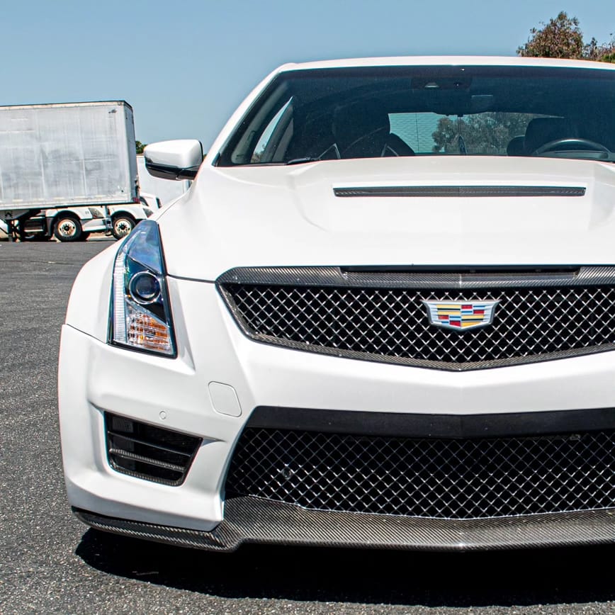 2016-2019 Cadillac ATS-V | CARBON FIBER Front Bumper Bezel Insert Vents