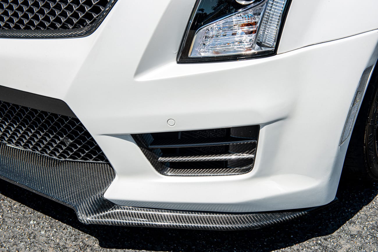 2016-2019 Cadillac ATS-V | CARBON FIBER Front Bumper Bezel Insert Vents