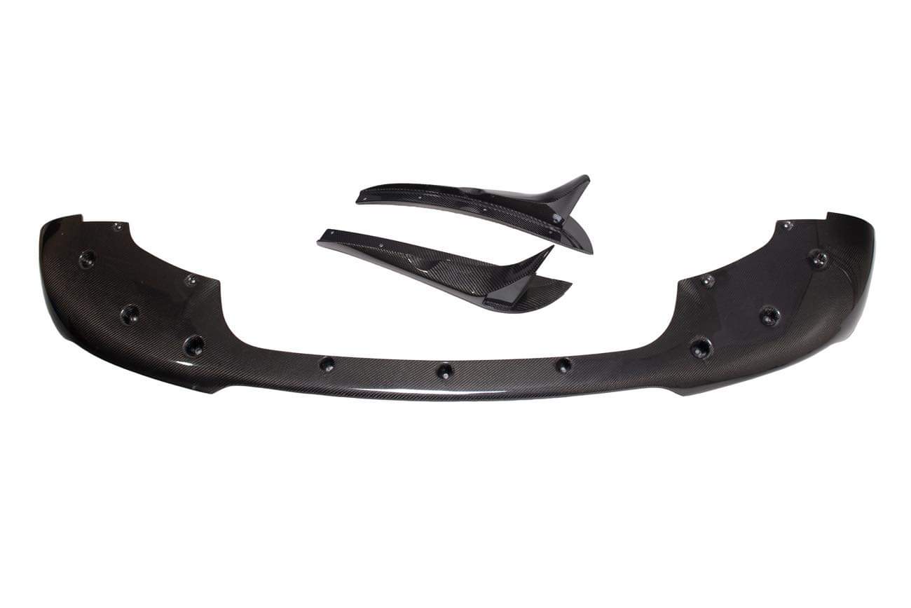 2017-2021 Jeep SRT8 Trackhawk 3 Piece CARBON FIBER Front Splitter Lip Ground Effects