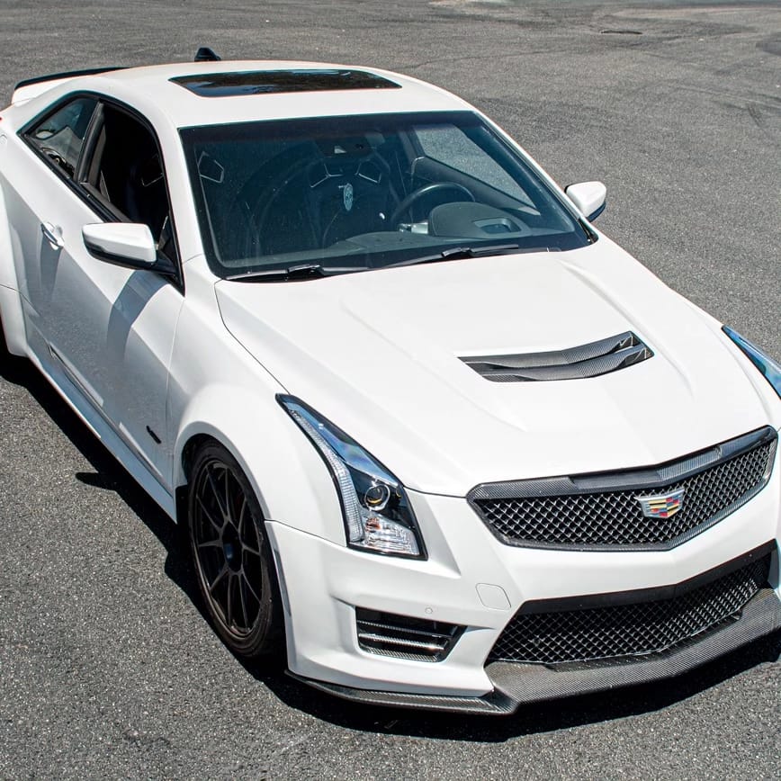 2016-2019 Cadillac ATS-V | CARBON FIBER Front Bumper Bezel Insert Vents