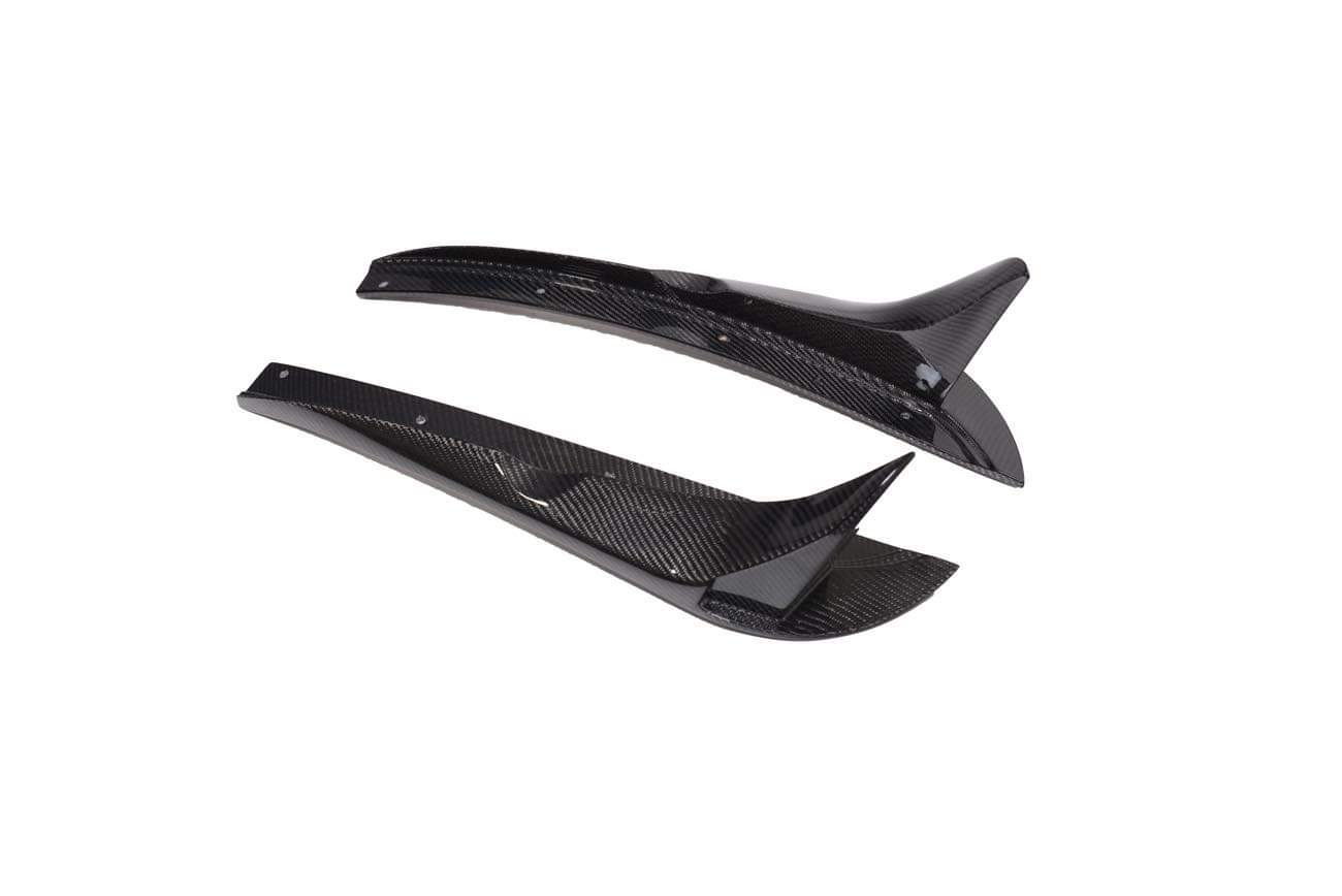 2017-2021 Jeep SRT8 Trackhawk 3 Piece CARBON FIBER Front Splitter Lip Ground Effects