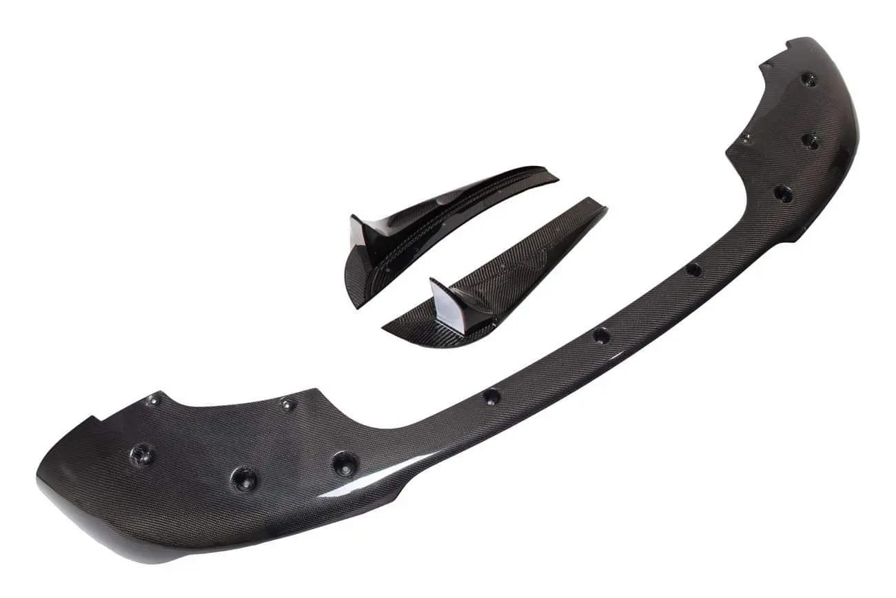 2017-2021 Jeep SRT8 Trackhawk 3 Piece CARBON FIBER Front Splitter Lip Ground Effects