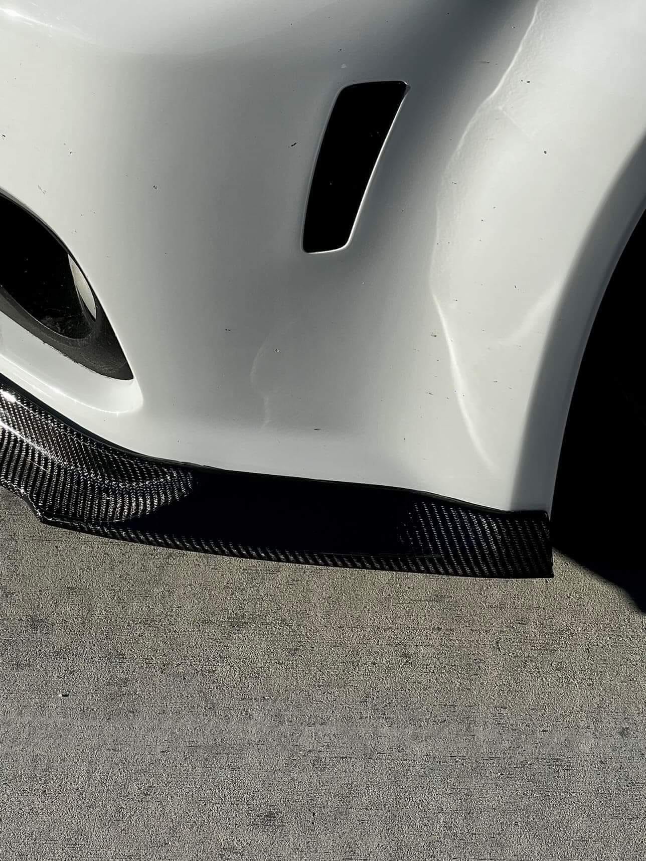 2008-09 PONTIAC G8 CARBON FIBER FRONT SPLITTER & SIDE SKIRTS GROUND EFFECTS